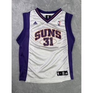 Shawn Marion Phoenix Suns #31 Jersey Adidas Size 14-16 Kids White NBA